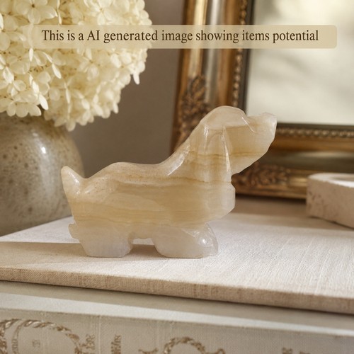 Vintage carved cocker - vintage,