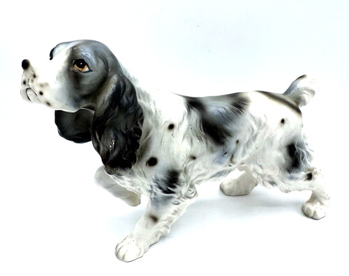 Vintage porcelain cocker - porcelain,